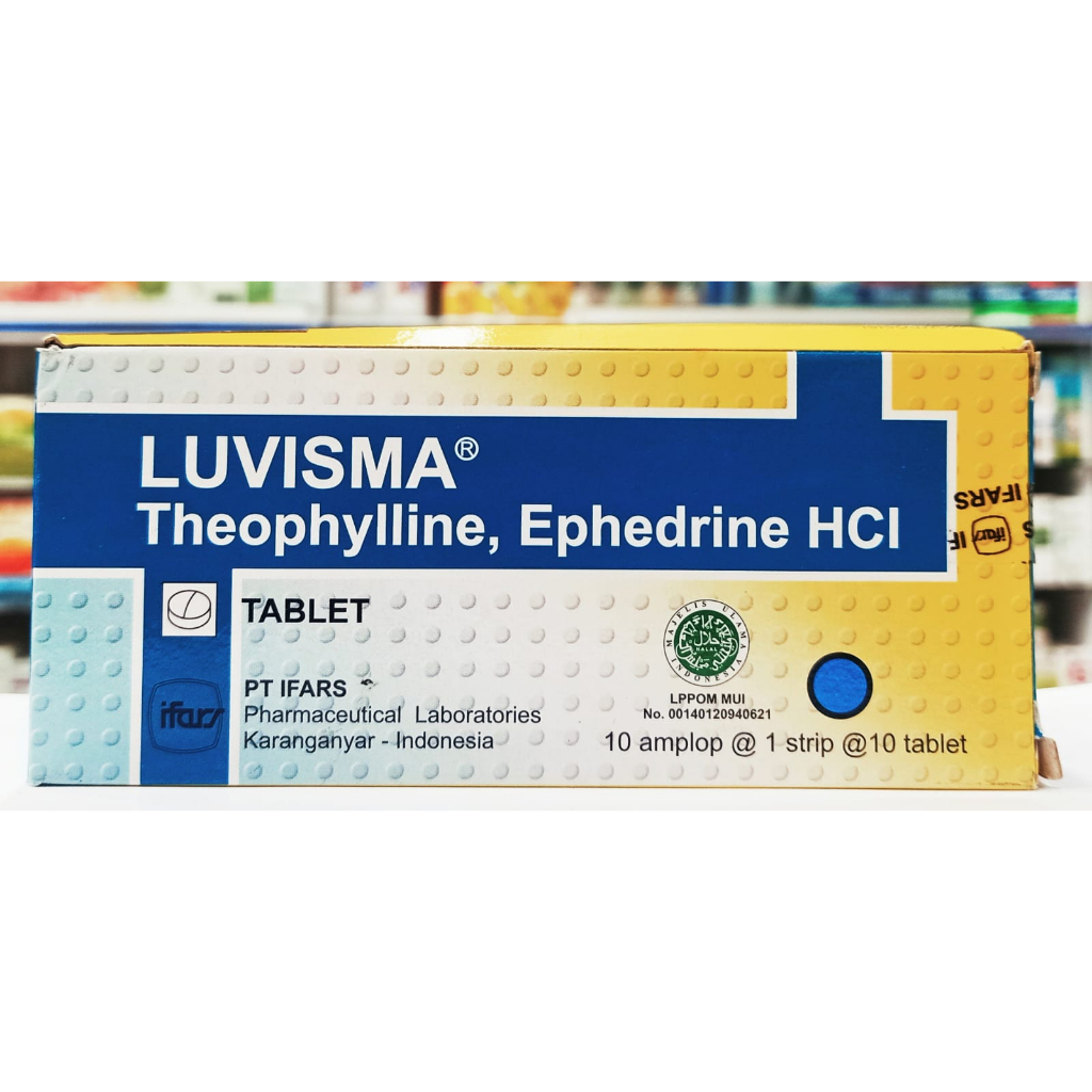 LUVISMA (1 KOTAK ISI 100 TABLET) - OBAT ASMA/SESAK NAFAS