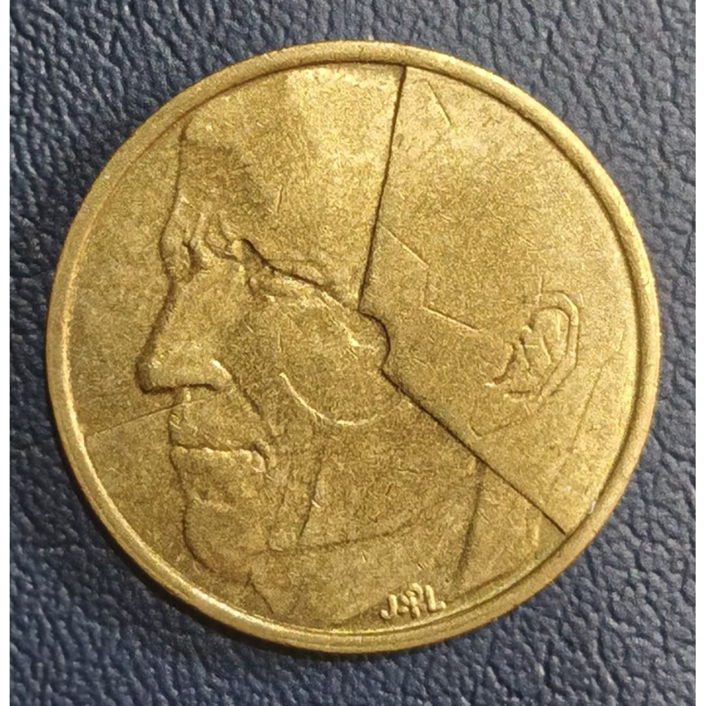 Koin Asing Belgia 5 Francs