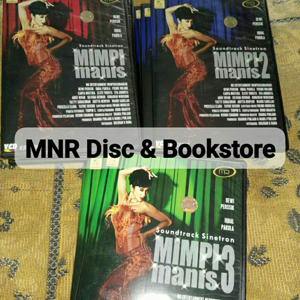vcd karaoke mimpi manis vol 1, mimpi manis 2, mimpi manis vol 3