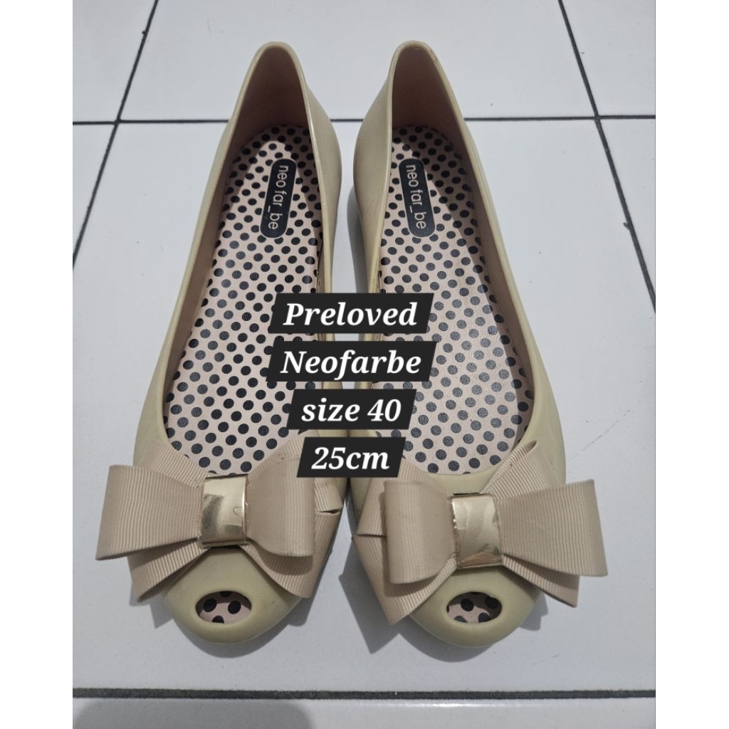 PRELOVED Neofarbe jelly shoes