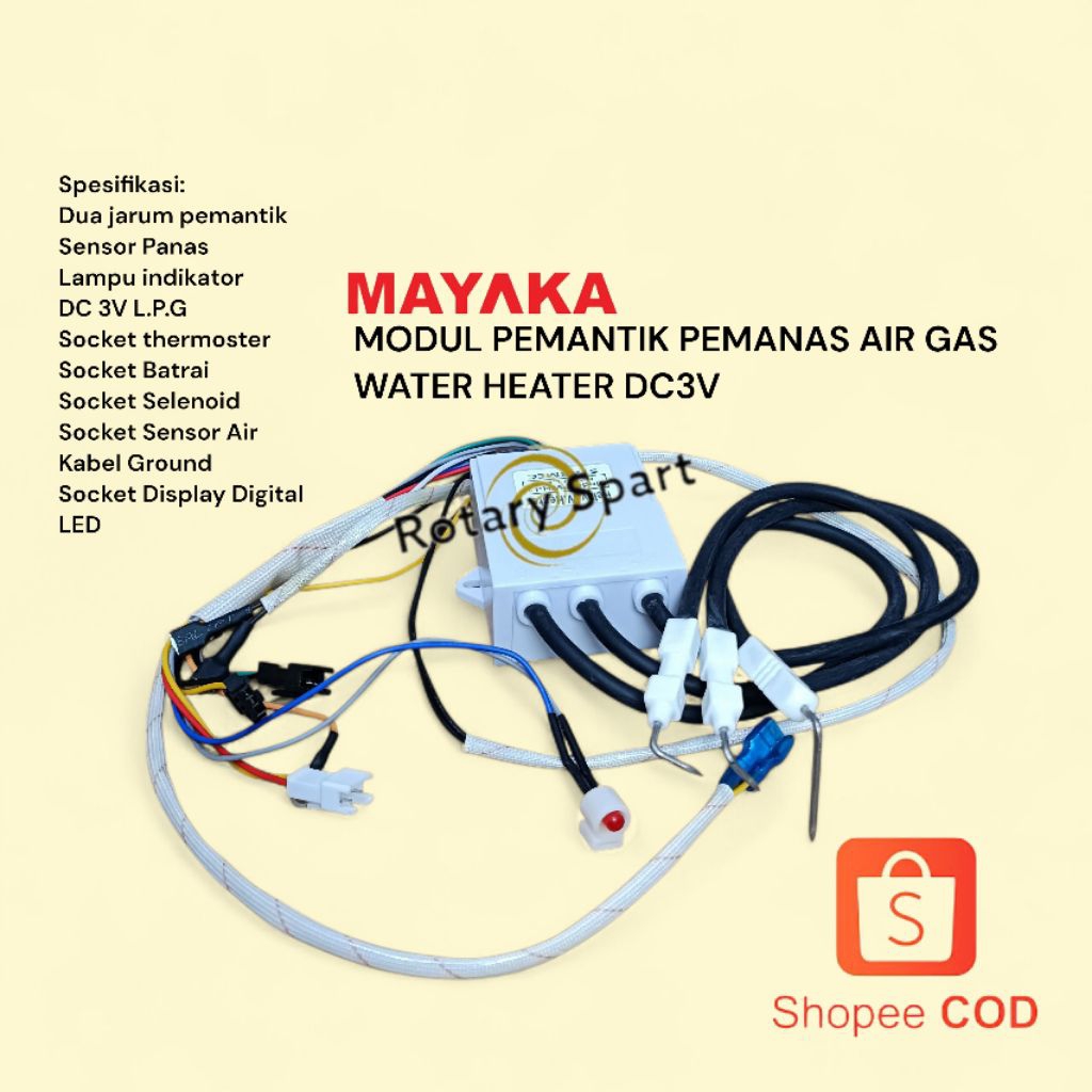Modul Pemantik Mayaka water Heater pemanas Air Gas produk Quality Premium