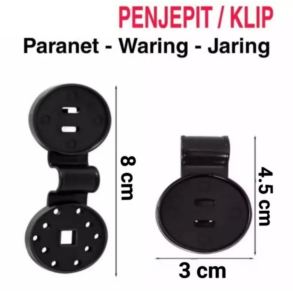 net klip - klip penjepit waring / jaring - klip paranet - penjepit paranet - klip penjepit tenda par