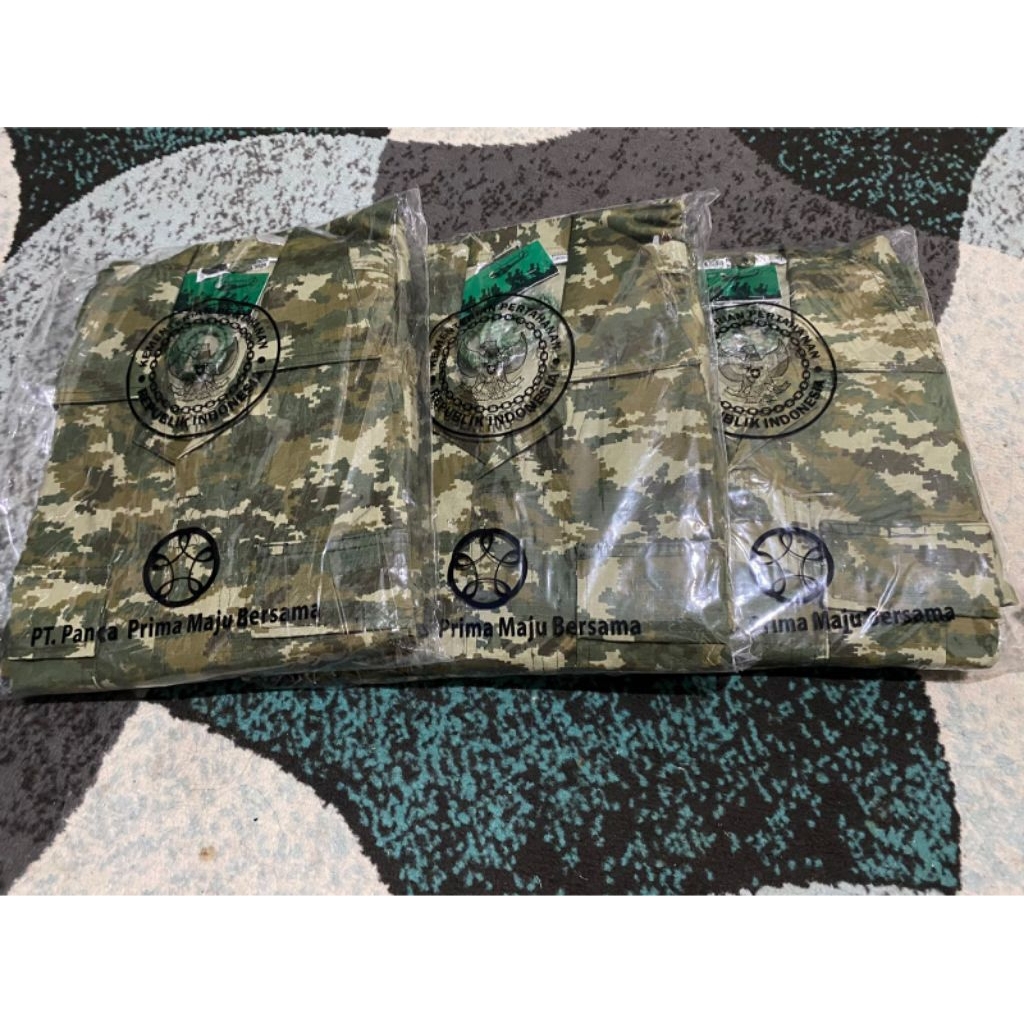 PDL TNI terbaru sage green tanpa velcro JATAH 2025, HUT TNI, KEMHAN, PPMB, PDL Trimatra