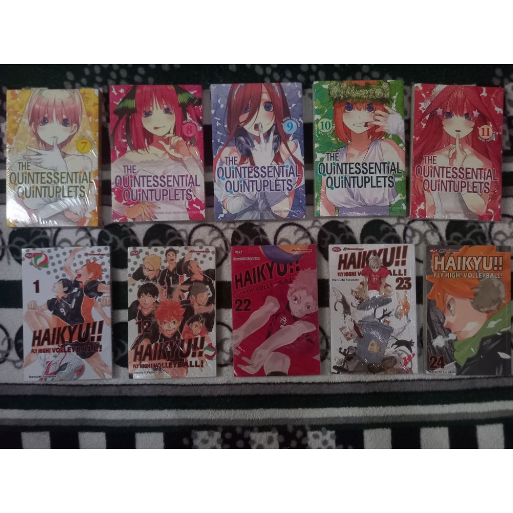 Komik go toubun no hanayome,haikyuu