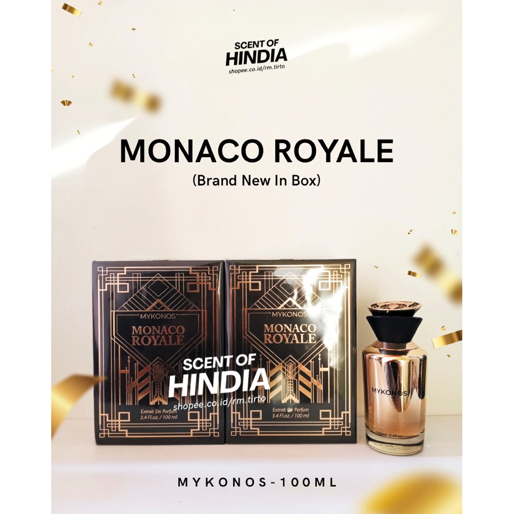 (BNIB) Mykonos Conquer, Royal Ispahan, Monaco Royale 100ml - Extrait de Parfum