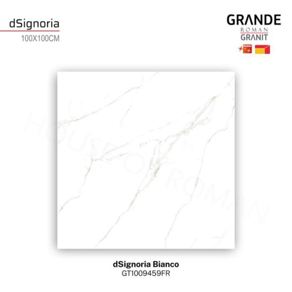 Roman Granit GT1009459FR dSignoria Bianco 100x100 Kw1