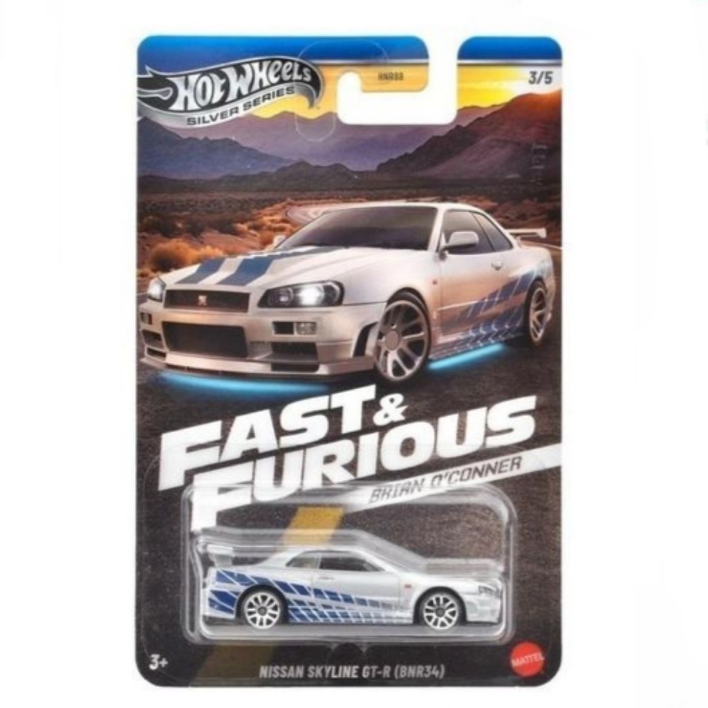 HOTWHEELS NISSAN SKYLINE R34 BRIAN O'CONNER