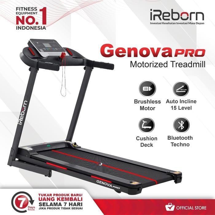 Alat Fitness Treadmill Elektrik Genova Multifungsi