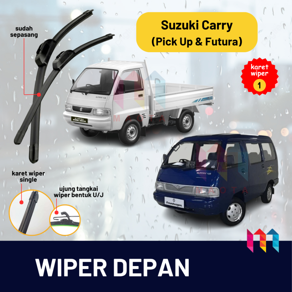 WIPER CARRY FUTURA 1.5 WIPER CARRY PICK UP WIPER CARRY FUTURA 1.3 WIPER CARRY FUTURA 1.5 SET WIPER C