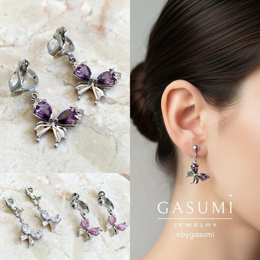FARASHA - Anting Jepit Tanpa Tindik Earclip Clip Earrings Klip Anting Giwang Klep No Pierced Earring