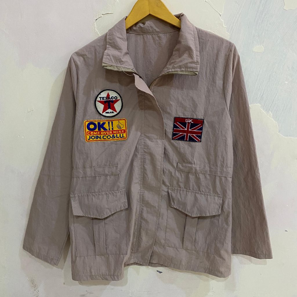 Parka work jacket Texaco work shirt second Bekas murah, jual workshirt second murah