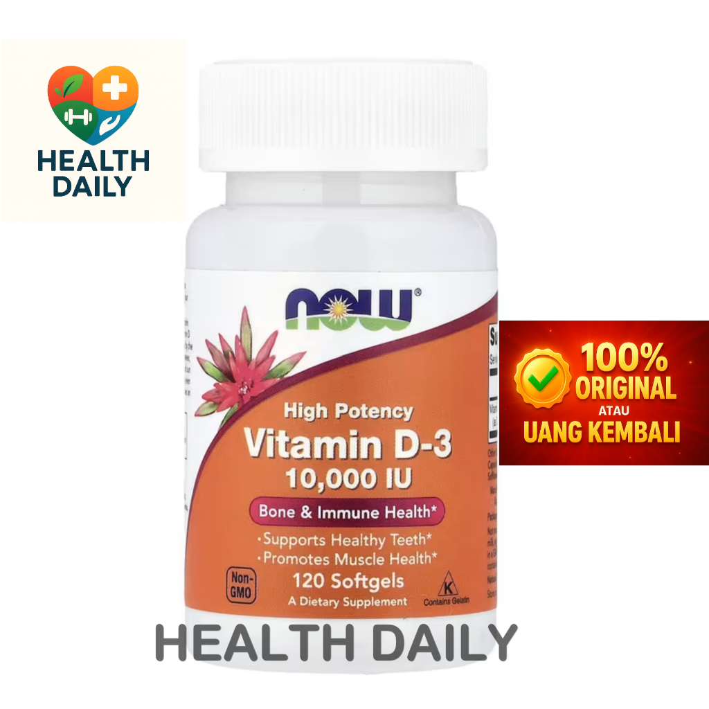 Now Vitamin D3 10000 IU 120 Softgels
