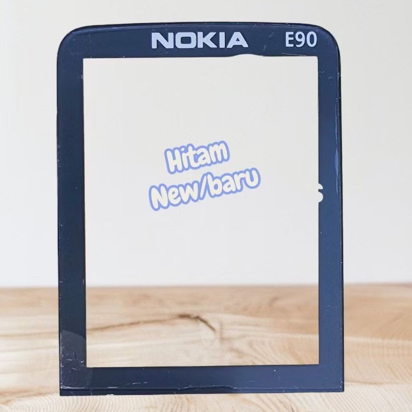Kaca LCD Handphone Nokia E90 Comunicator Baru & Second copotan - Hitam & Coklat.