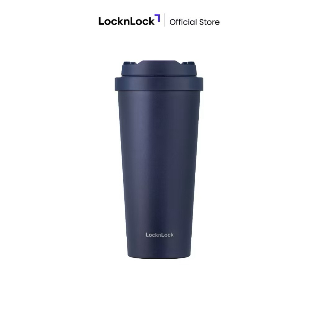 LocknLock One Touch Clip Tumblr BIRU 550 ML