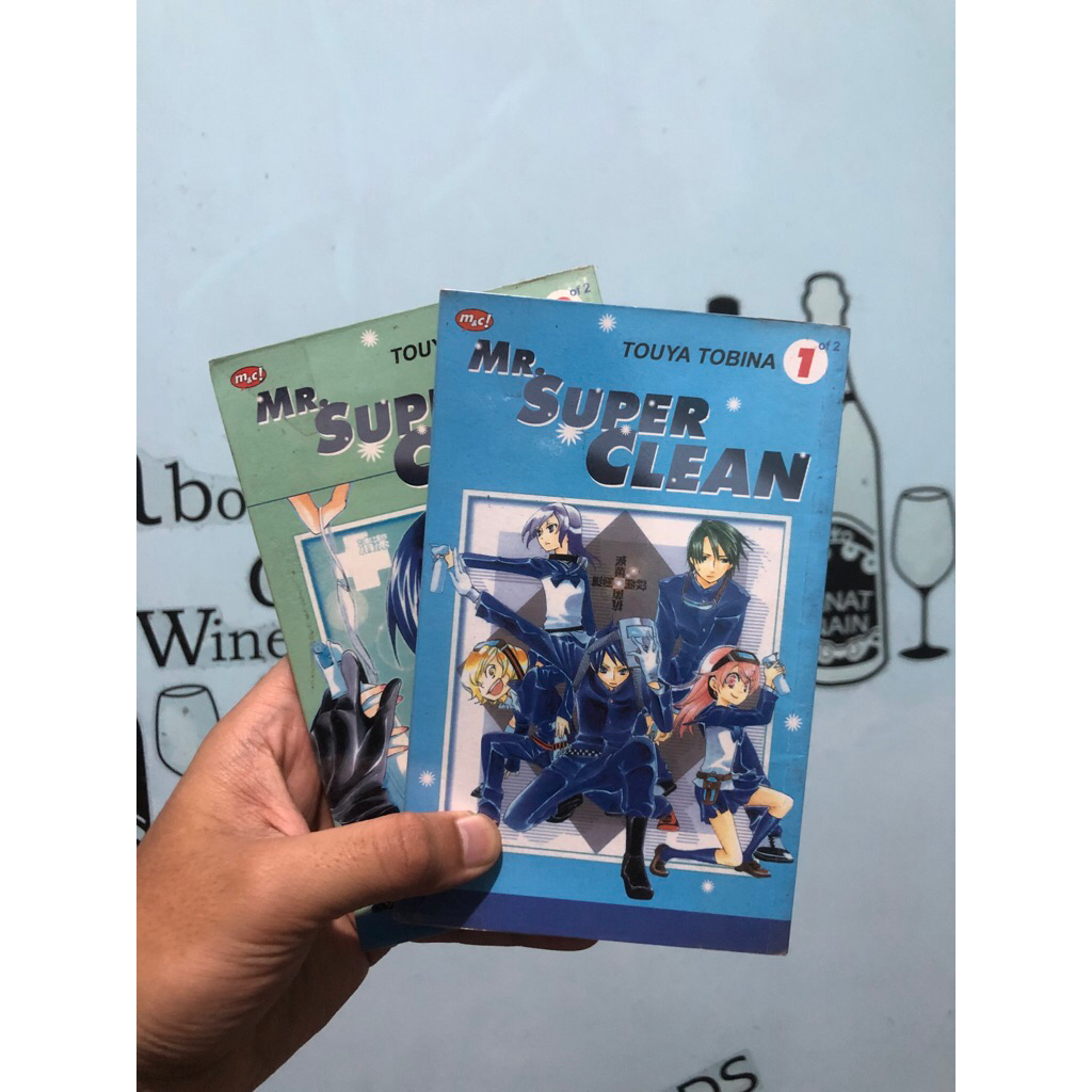 Komik Mr.Super Clean Vol 1 & 2 (End) , Set Only , Bekas