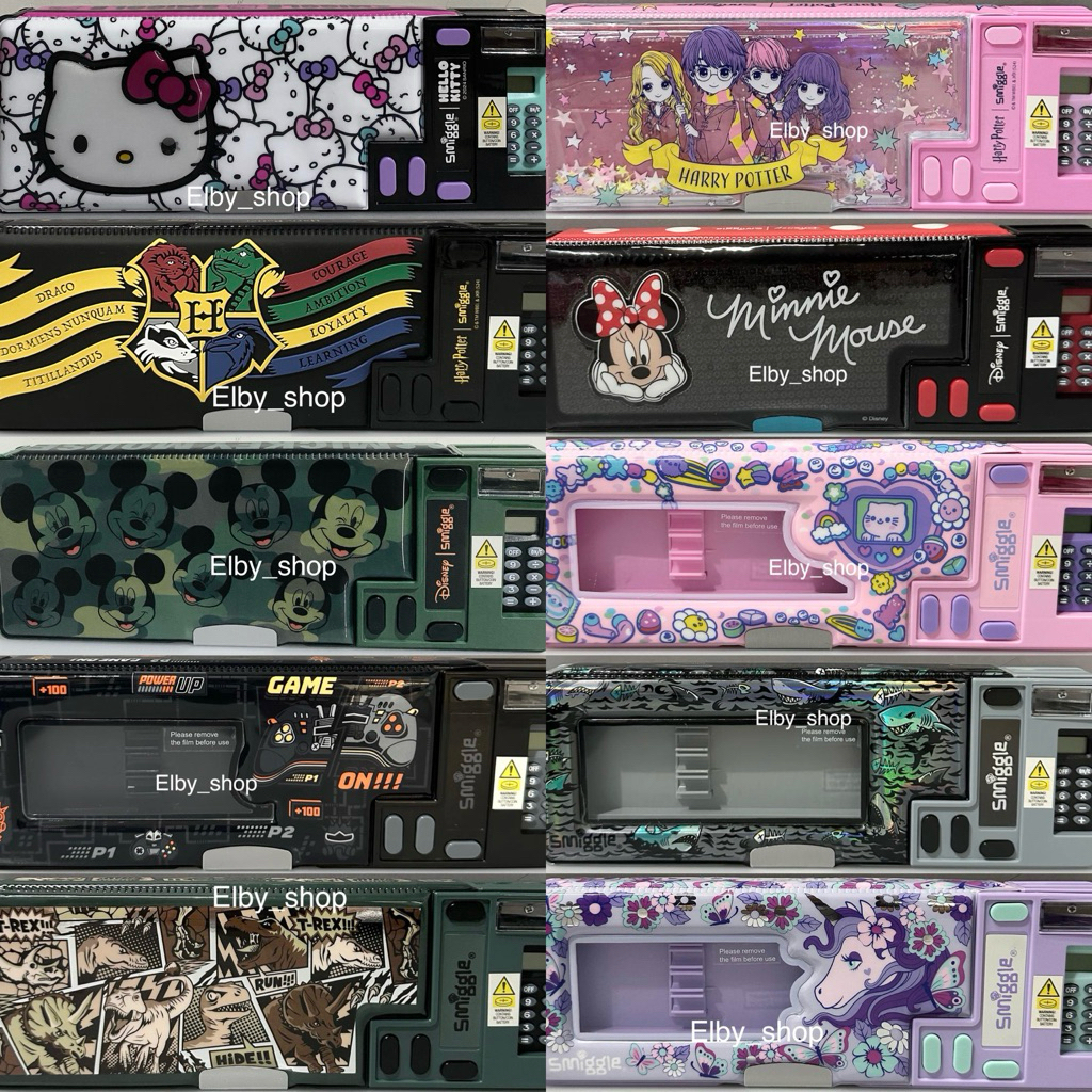 Ready Smiggle Pencil Case Pop out Kalkulator - ori store