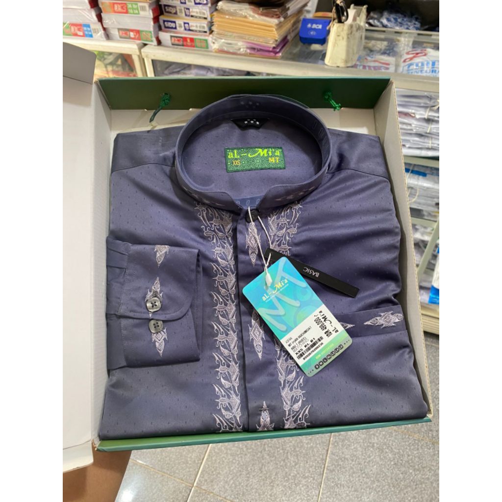 Baju Koko Al-Mia Size Kecil | Baju Koko Al-mia Anak Tanggung