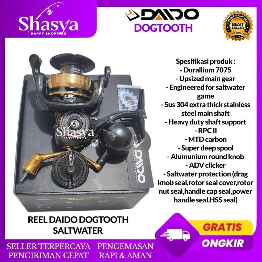 Daido - Reel Dogtooth Saltwater - Reel Pancing
