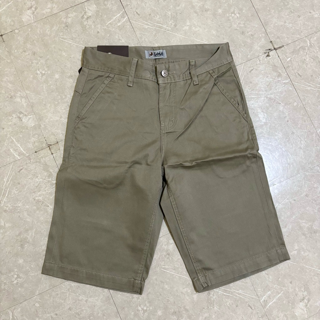 celana pendek chinos lois original CDP239GR