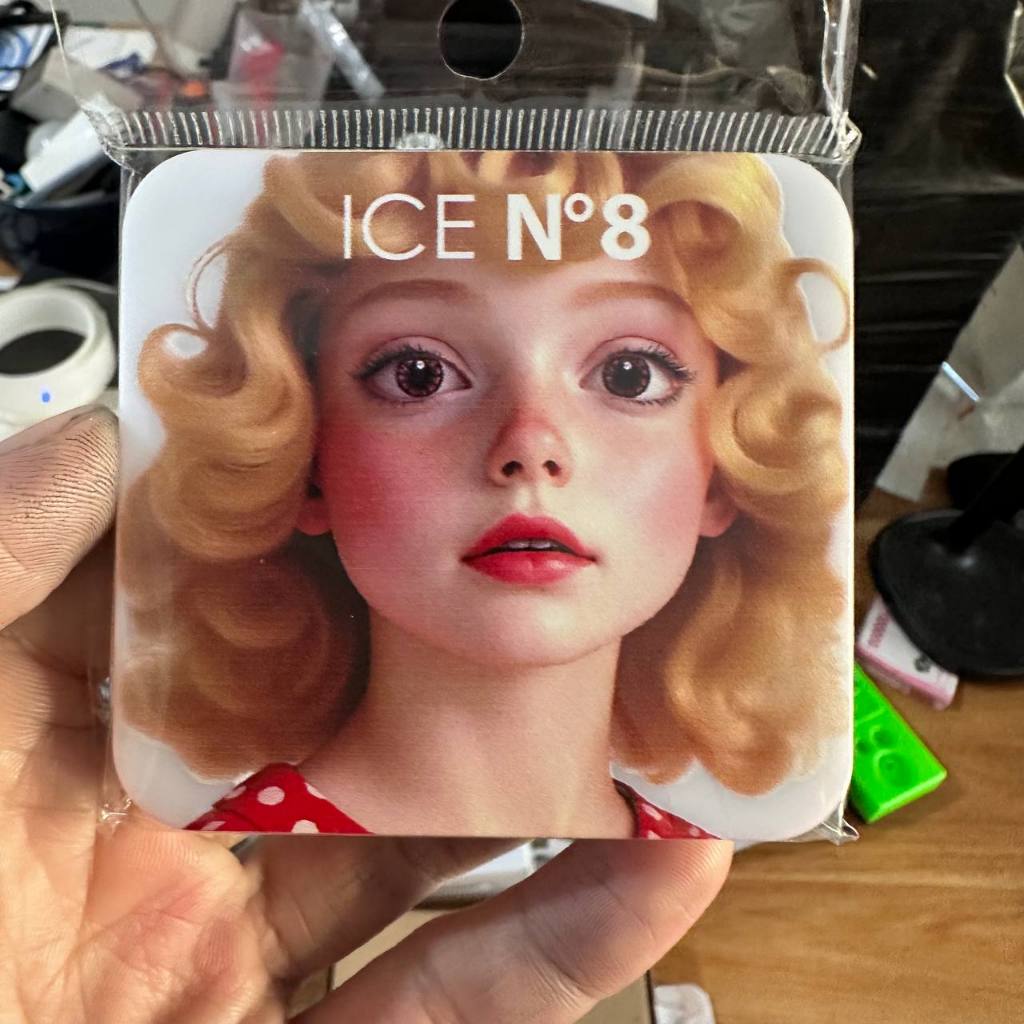 Cermin Lipat Plee Custom Logo / Kaca Cermin Kecantikan / Hand Mirror Custom