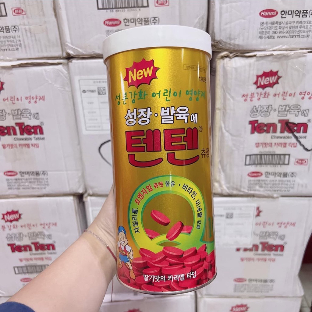 [READY STOCK - KALENG SEGEL FULL SIZE] Tenten Gold Original Korea Vitamin Peninggi Badan ORI KOREA