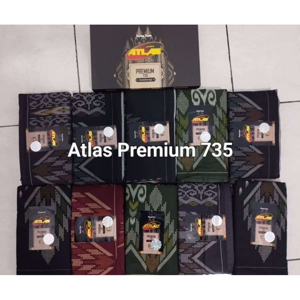 Kain sarung tenun ATLAS PREMIUM 735 #ATLAS #sarung