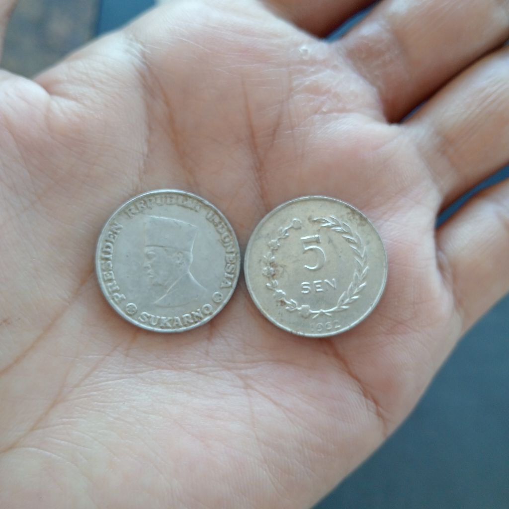 5 sen Sukarno irian barat