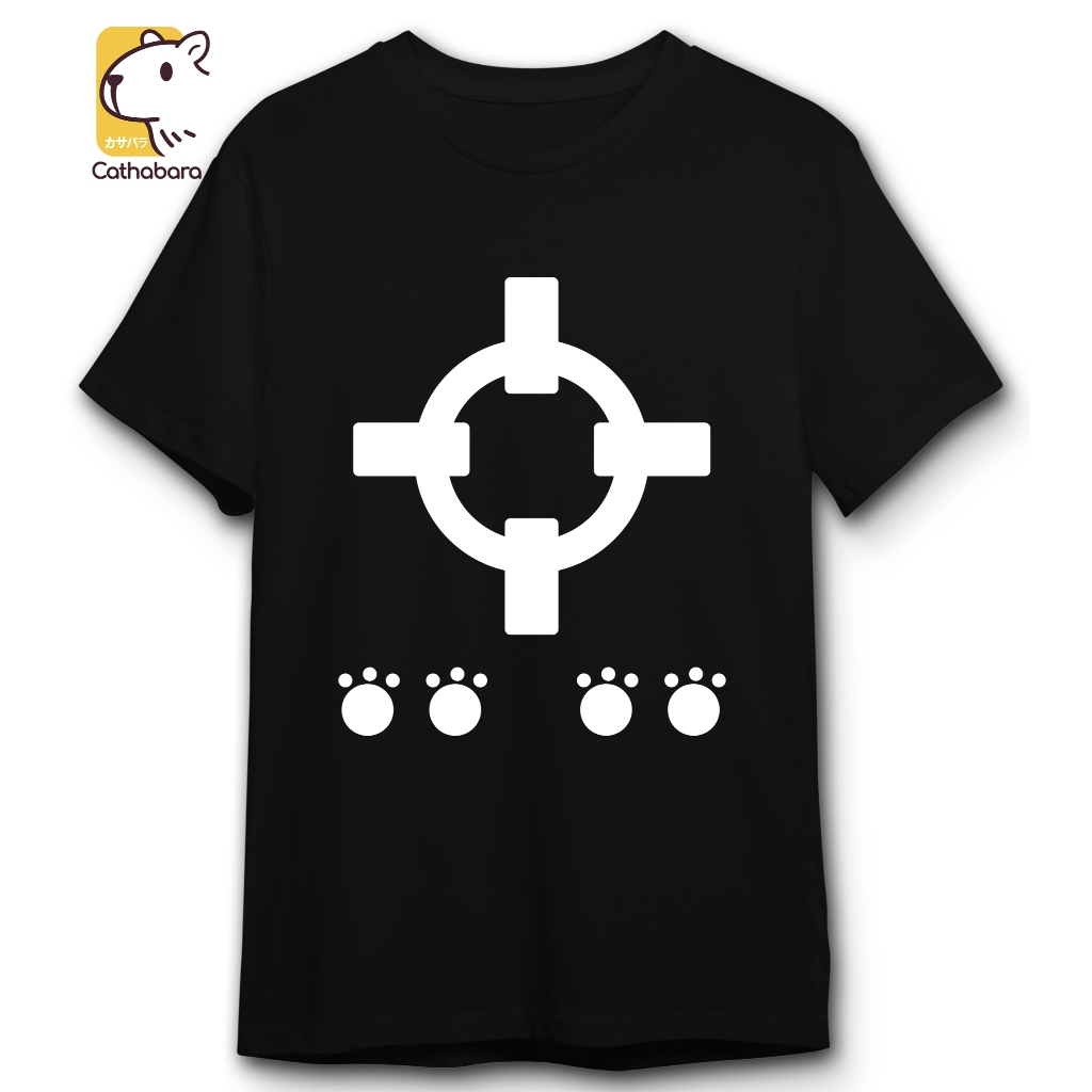 T-Shirt One Piece - KAOS One Piece Kuma KAOS LENGAN PENDEK PRIA WANITA HITAM