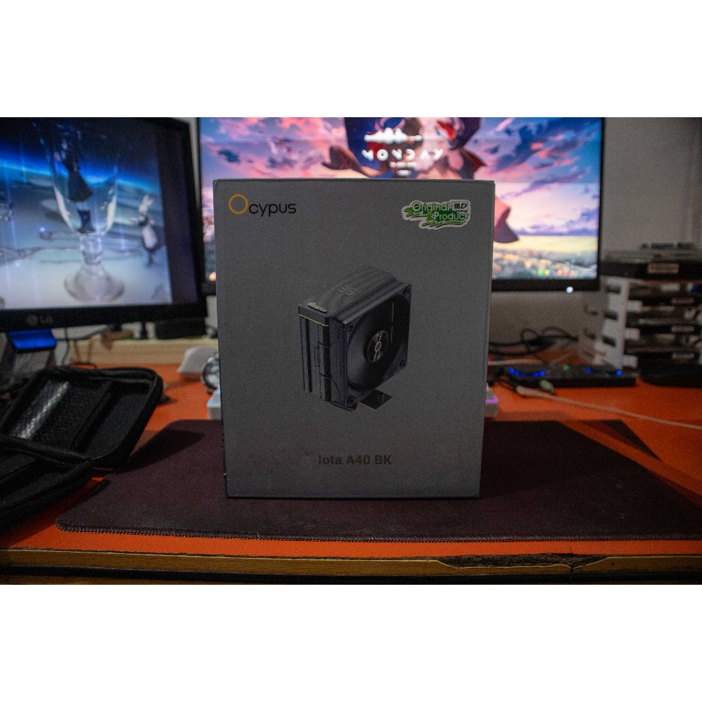 [PESANAN] OCYPUS IOTA A40 LED - CPU Air Cooler Fan Kipas Processor Komputer - BLACK Bekas Bergaransi