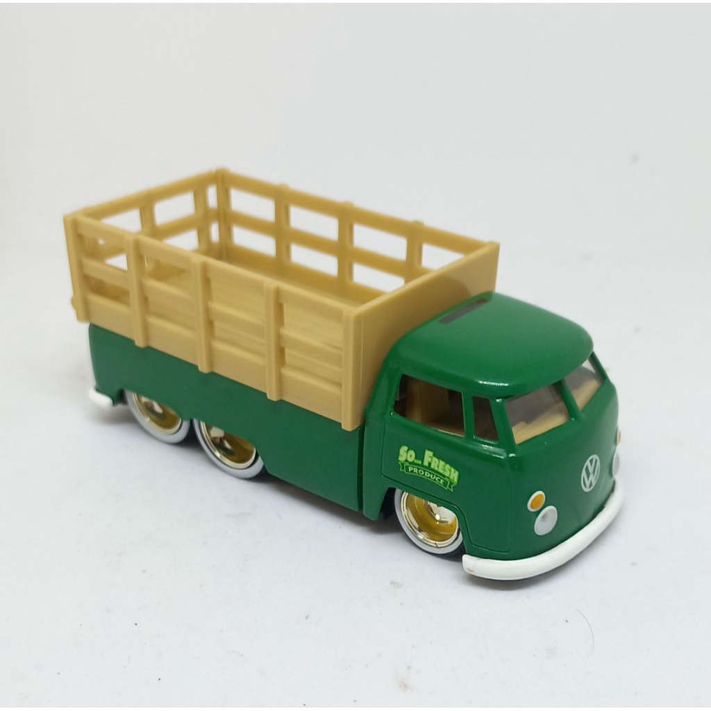 jada toys 1963 63 volkswagen bus pickup w/stake bed t1 vdubs loose diecast 1/64 (t)