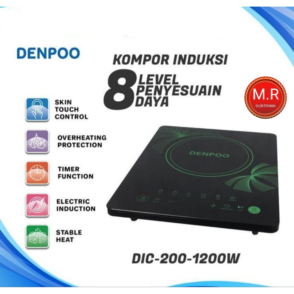 KOMPOR LISTRIK INDUKSI DENPOO DIC-200