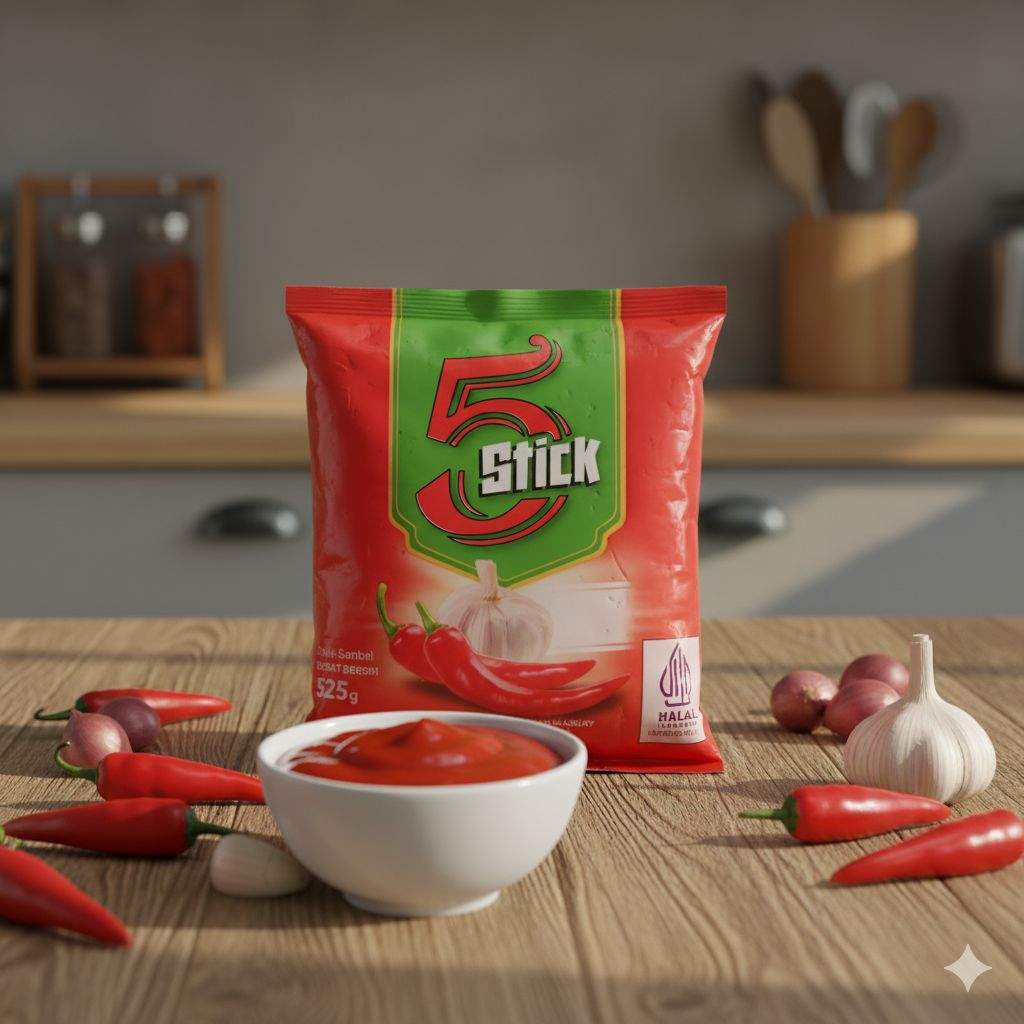 Saus sambal pedas nikmat 5STIK.flavour of taste