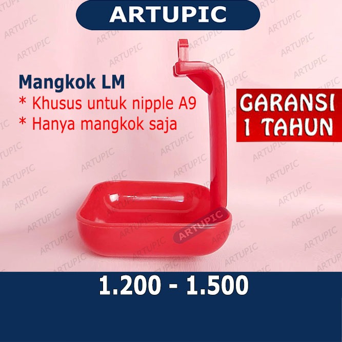 Mangkok LM untuk nipple nipel nepel ayam A9 Hanya Mangkok Saja