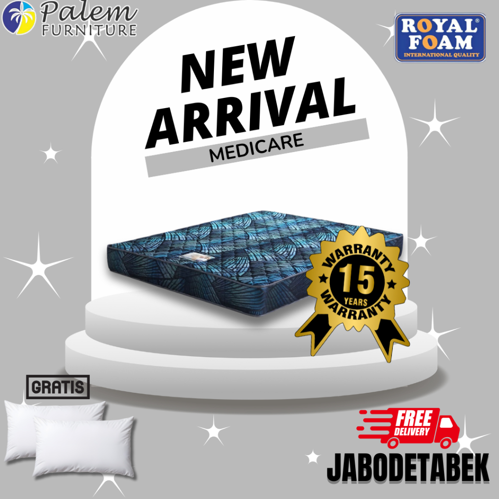 KASUR BUSA NEW MEDICARE 180 X 200 ROYAL FOAM