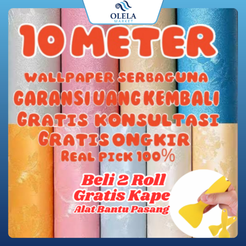 WALLPAPER DINDING 10 METER WALLPAPER DINDING RUANG TAMU STIKER DINDING RUANG TAMU MOTIF EMBOS