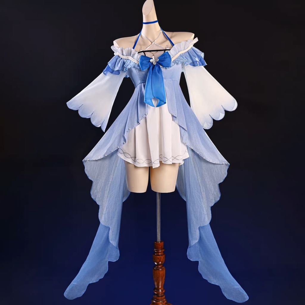 Anime Wuwa Cartethyia Cosplay Costume Dress Wuthering Women Sexy Party New Girls Outfit
