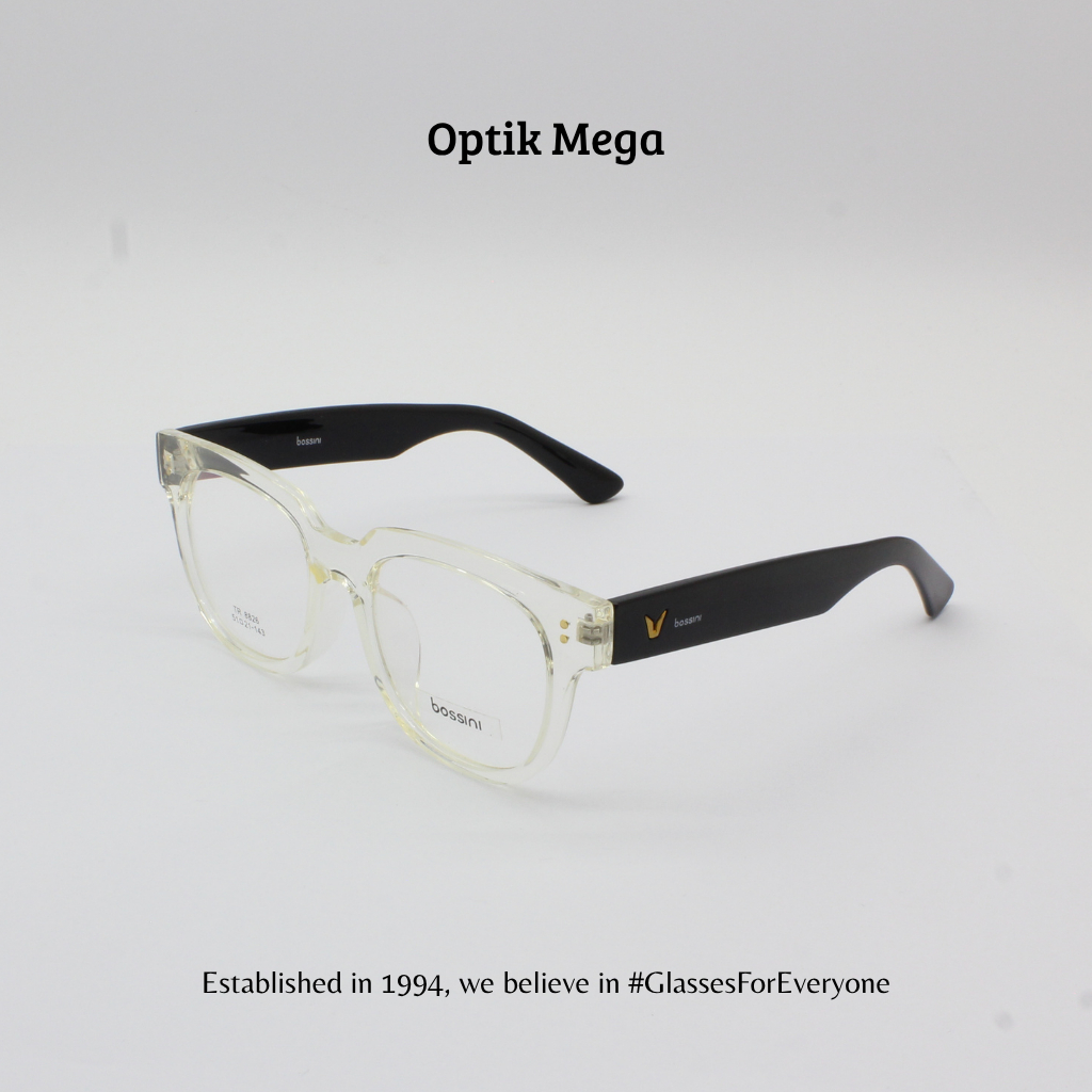 OPTIK MEGA - BOSSINI 8826 Clear Black/Clear Unisex