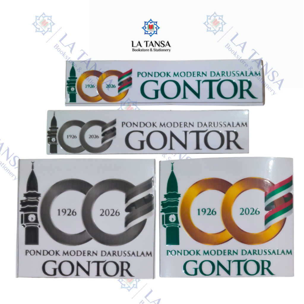Stiker Timbul Edisi 100 Tahun Gontor