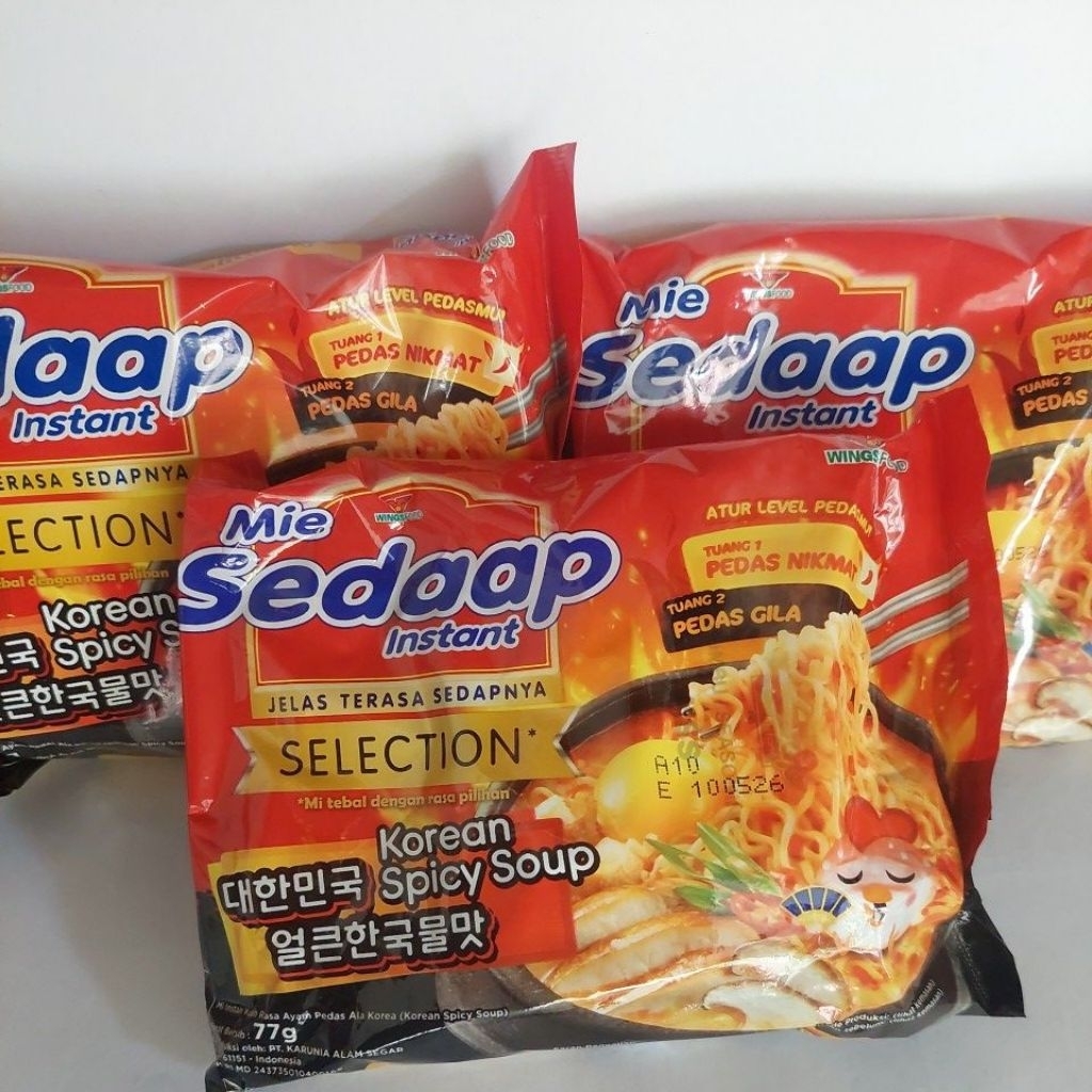 Mie Sedaap Kuah Korea Spicy Soup / Mi korea / Mie Kuah / Mie Kuah Korea / Spicy Soup / Mie Sedaap