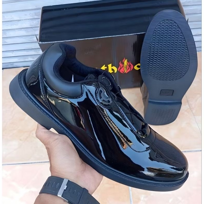 SEPATU PDH TALI PUTAR TACTICAL KULIT ASLI ORIGINAL SEPATU PDH TNI POLRI