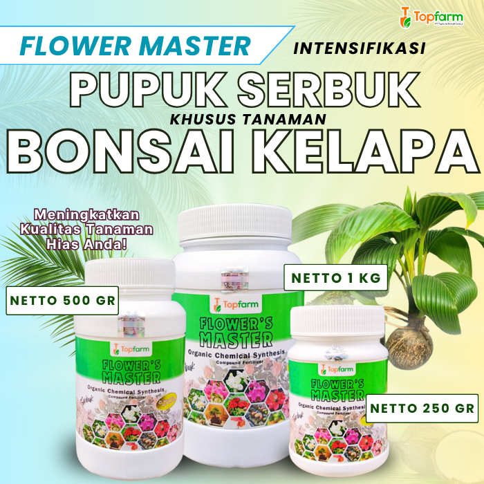 Pupuk Serbuk Bonsai Kelapa / Pupuk Khusus Bonsai Kelapa / Pupuk Bonsai Kelapa Pemacu Perangsang Dan 