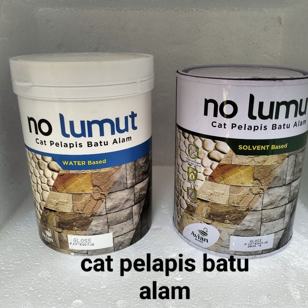 Avian no lumut cat pelapis batu alam 1liter