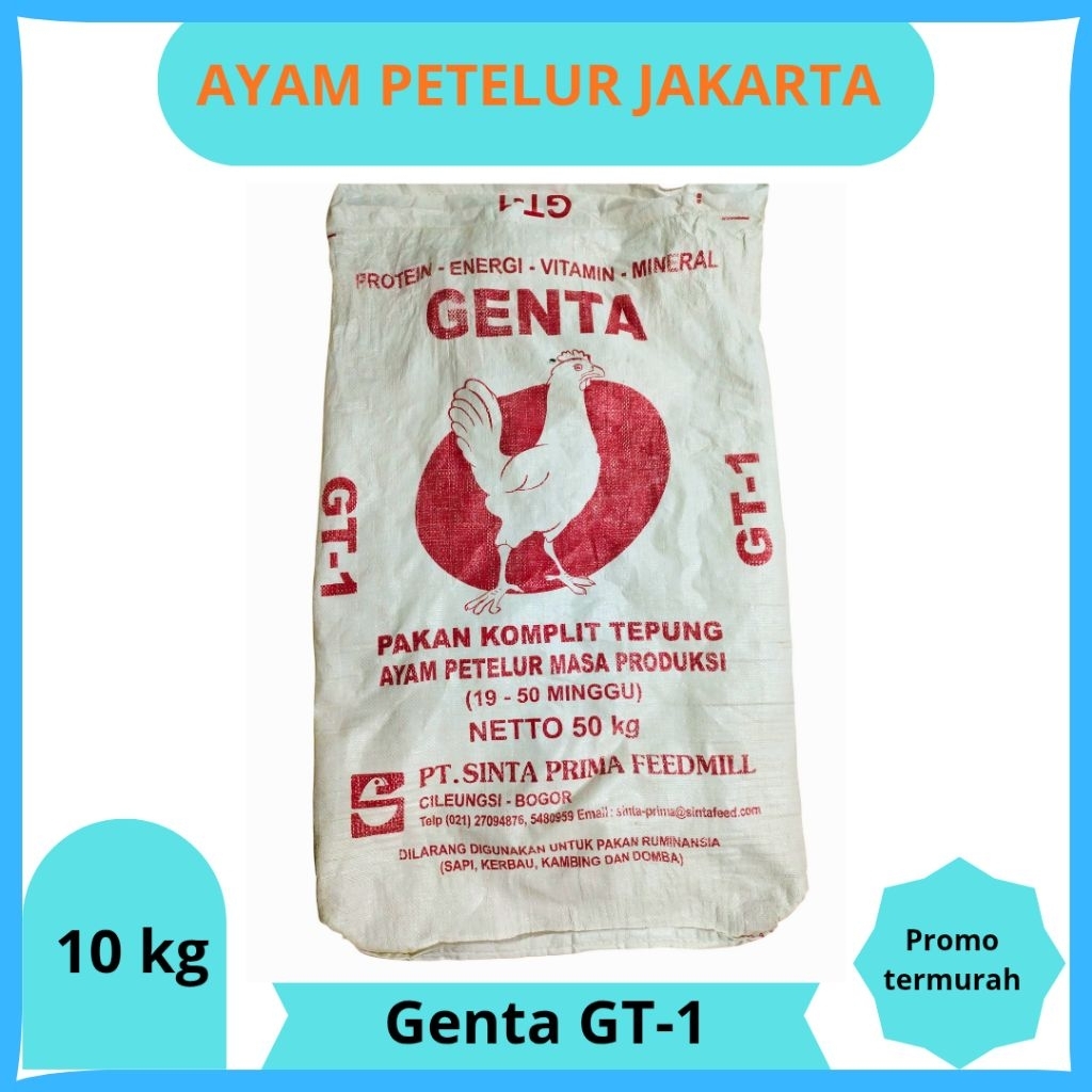 promo genta 10 kg Pur ayam petelur termurah