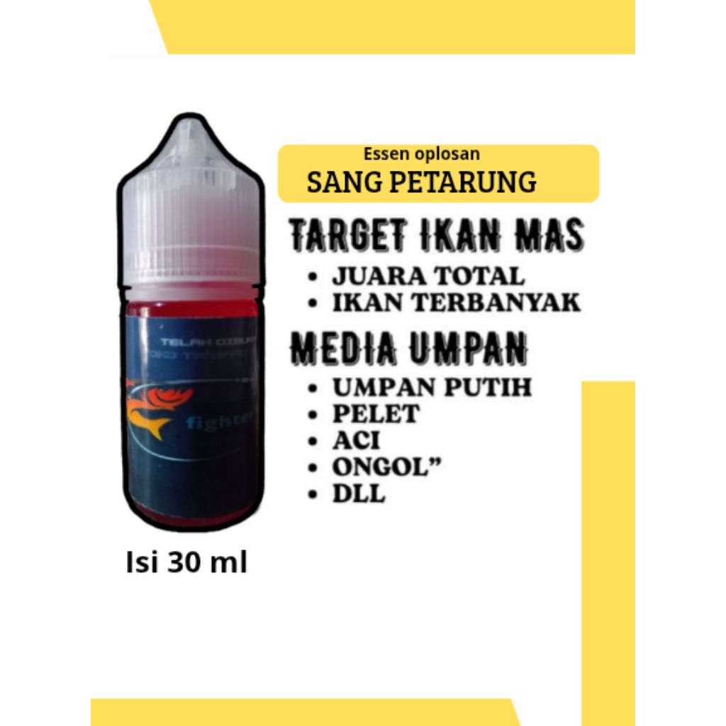 Essen Aroma setowberi  aromatik import Paling Bagus Buat ikan Mas Rame import Original