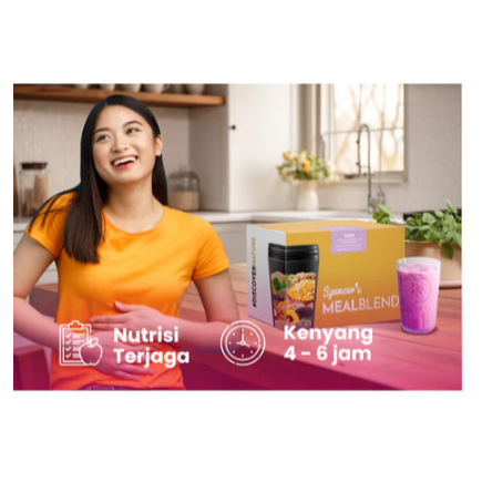 Spencer's MealBlend - Pengganti Makan Rendah Kalori Bantu Defisit Kalori Tinggi Serat Tinggi Protein