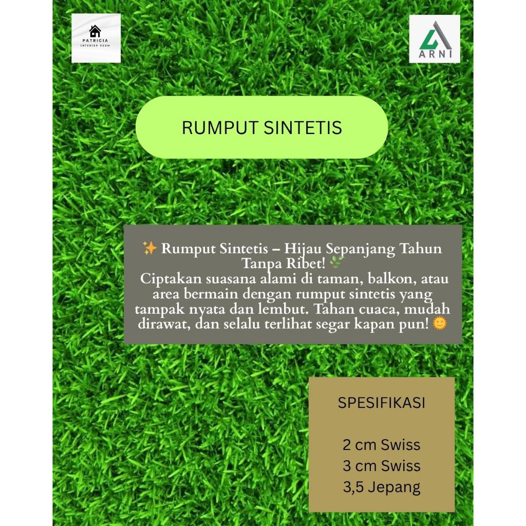 Rumput Sintetis Murah | Rumput Sintetis Taman