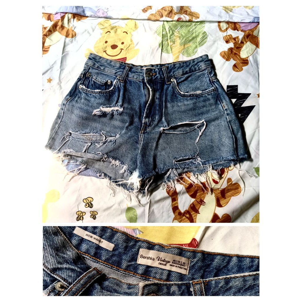 bershka hotpants, celana jeans pendek