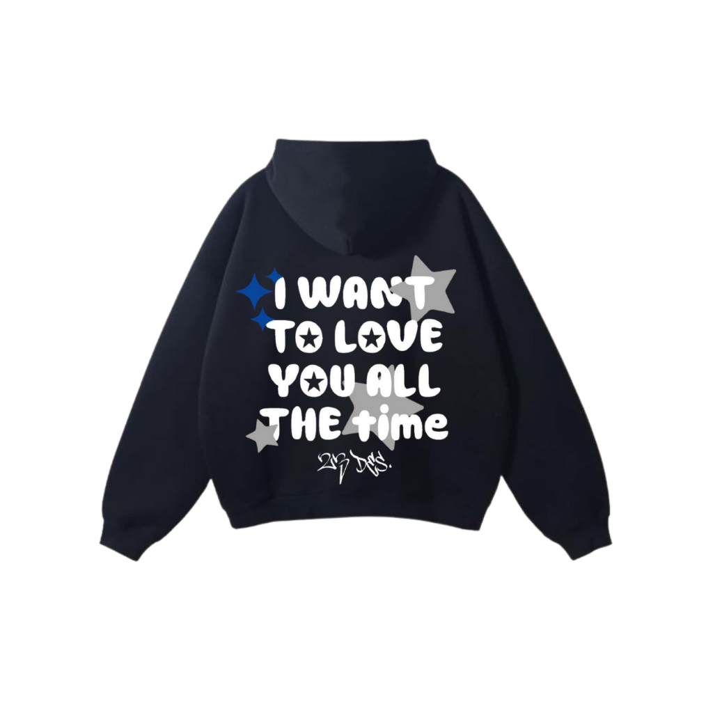 BOXY HODIEE SNSB FAUL LIMITED EDITION  SWEATER HOODIE BOXY UNISEX STOLEN MOON BLUE- DISTRO KEREN - P