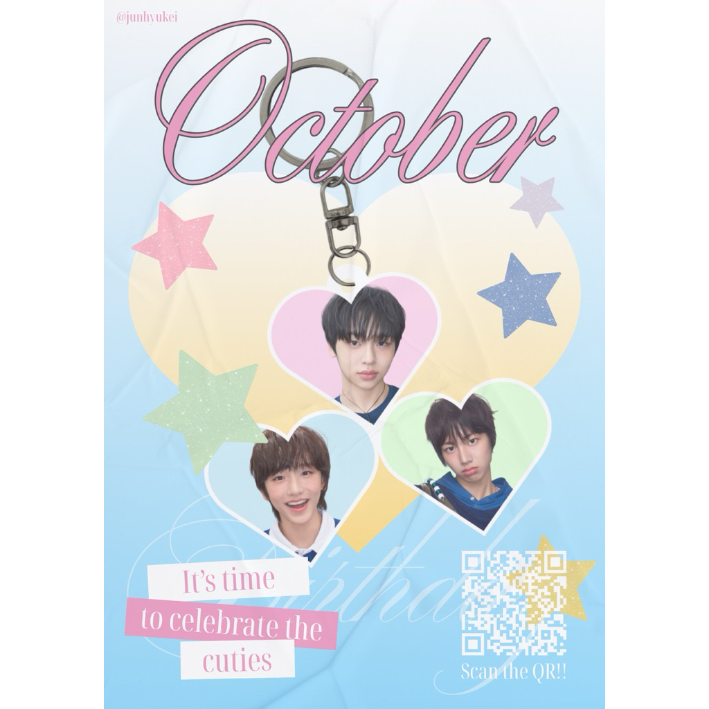 October Birthday (Yoochan Senghyeon Semin Bday Giveaway)