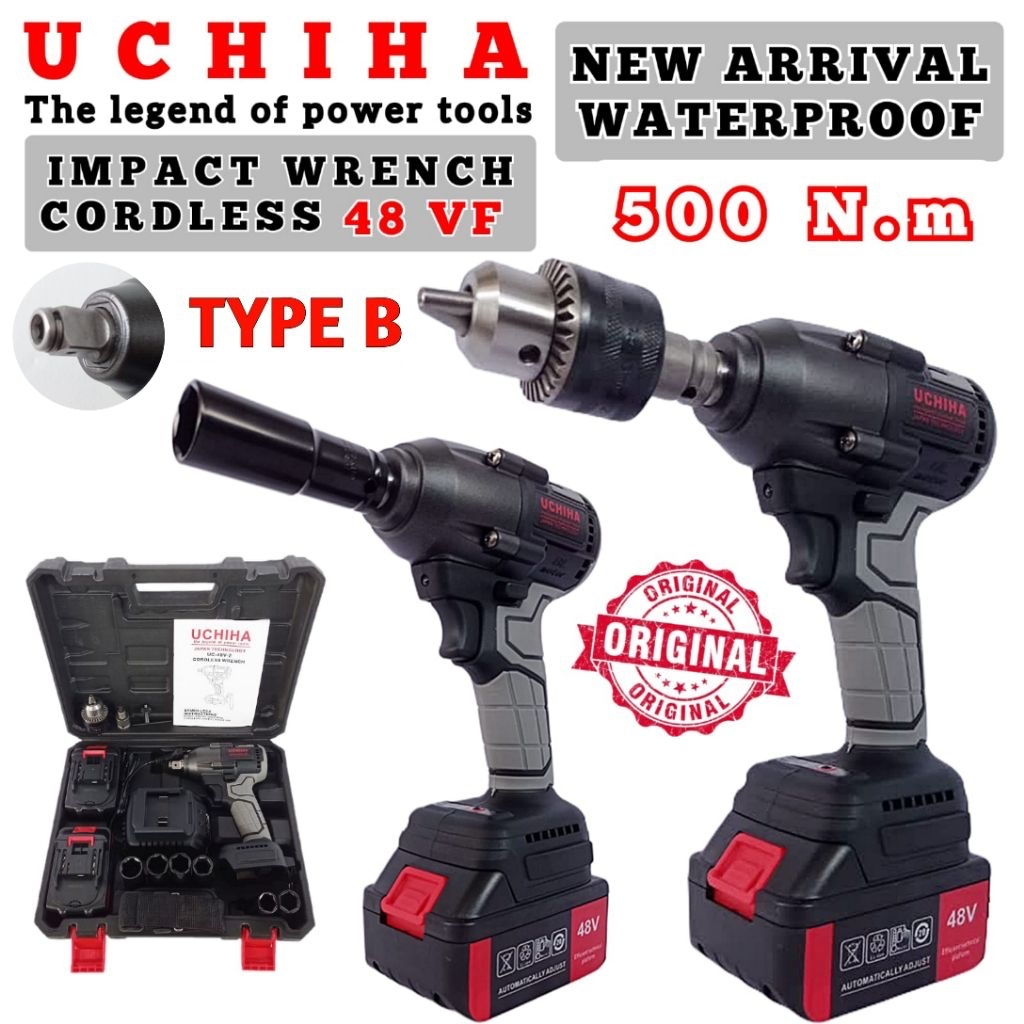 MESIN CORDLESS DRILL IMPACT WRENCH uchiha buka baut